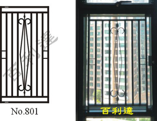 防貓走窗花