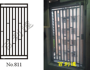 防貓走窗花