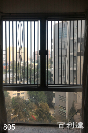 防貓走窗花